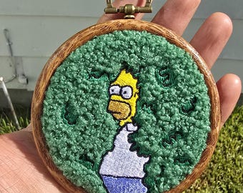 ホーマーブッシュフープ刺繍、3インチ