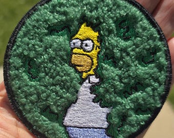 ホーマー・ブッシュの大きな刺繍パッチ