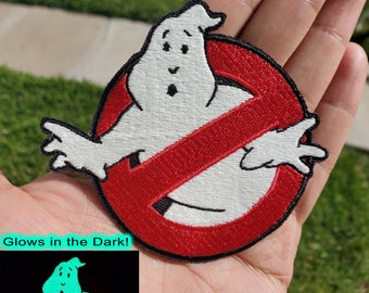GhostBusters No Ghost Embroidered Patch, Glow-in-the-dark