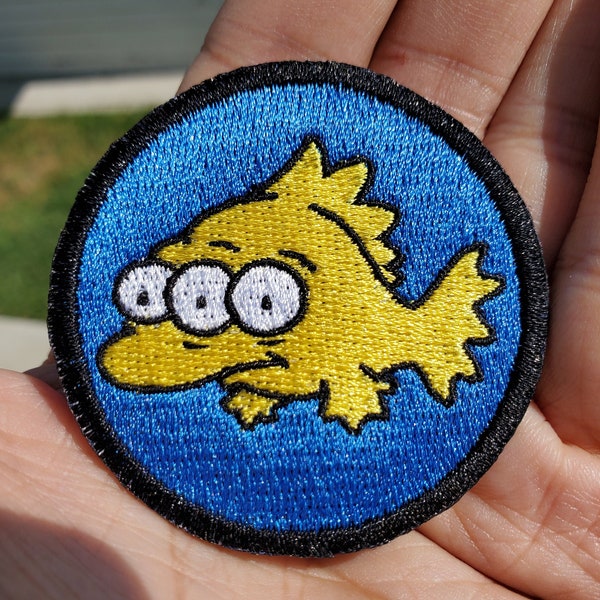 Blinky the Fish Embroidered Patch