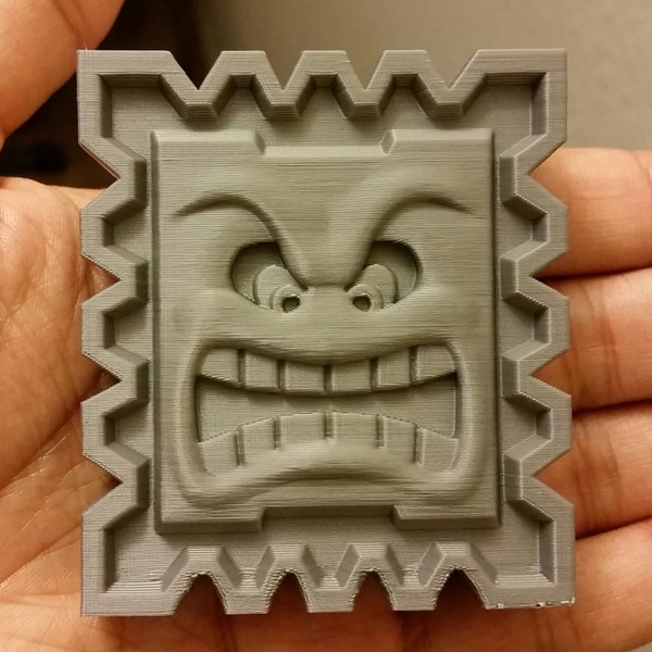 3D Printed Thwomp Mario Enemy