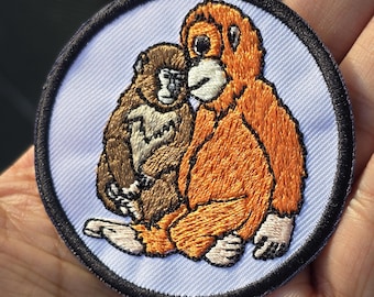 パンチモンキー刺繍パッチ
