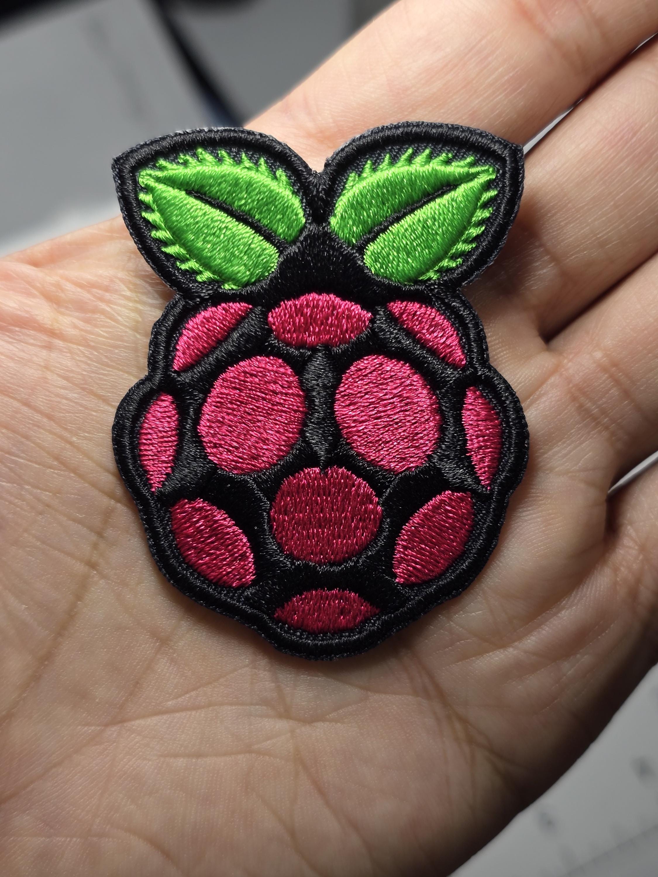 Raspberry Pi Logo Embroidered Patch - Etsy