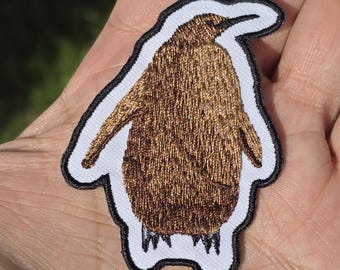 ペンギンのペスト刺繍ワッペン