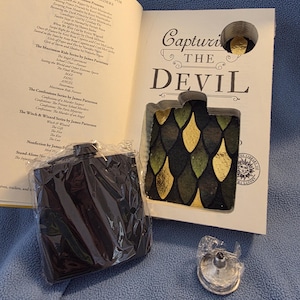 Hollow Book Safe with Hidden Flask (Capturing the Devil)