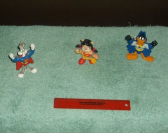 dc-action figures-batman vs superman-lot of 3-1990s-GD