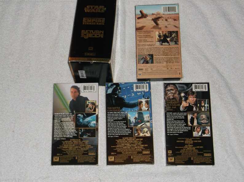 vhs star wars collection