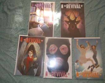 sci-fi comics-revival-lot of 5-1990-GD