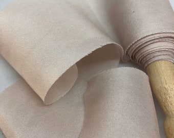 PEARL PINK hand dyed silk habotai ribbon//plant dyed//wedding ribbon//bouquet ribbon//styling ribbon//photo prop//gift ribbon//pink//lilac