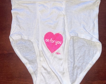 Vintage Naughty Novelty Deadstock 80's Unisex Herenondergoed Korte Boyfriend Shorts