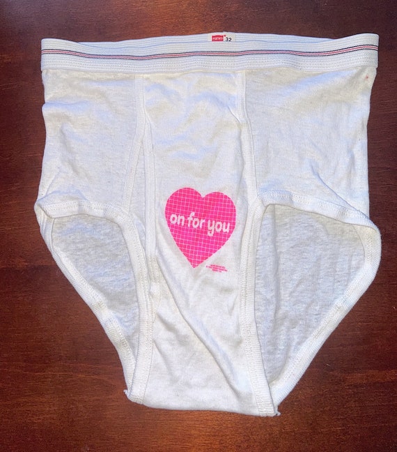 Vintage Naughty Novelty Deadstock 80's Unisex Mens Underwear Brief Boyfriend Shorts