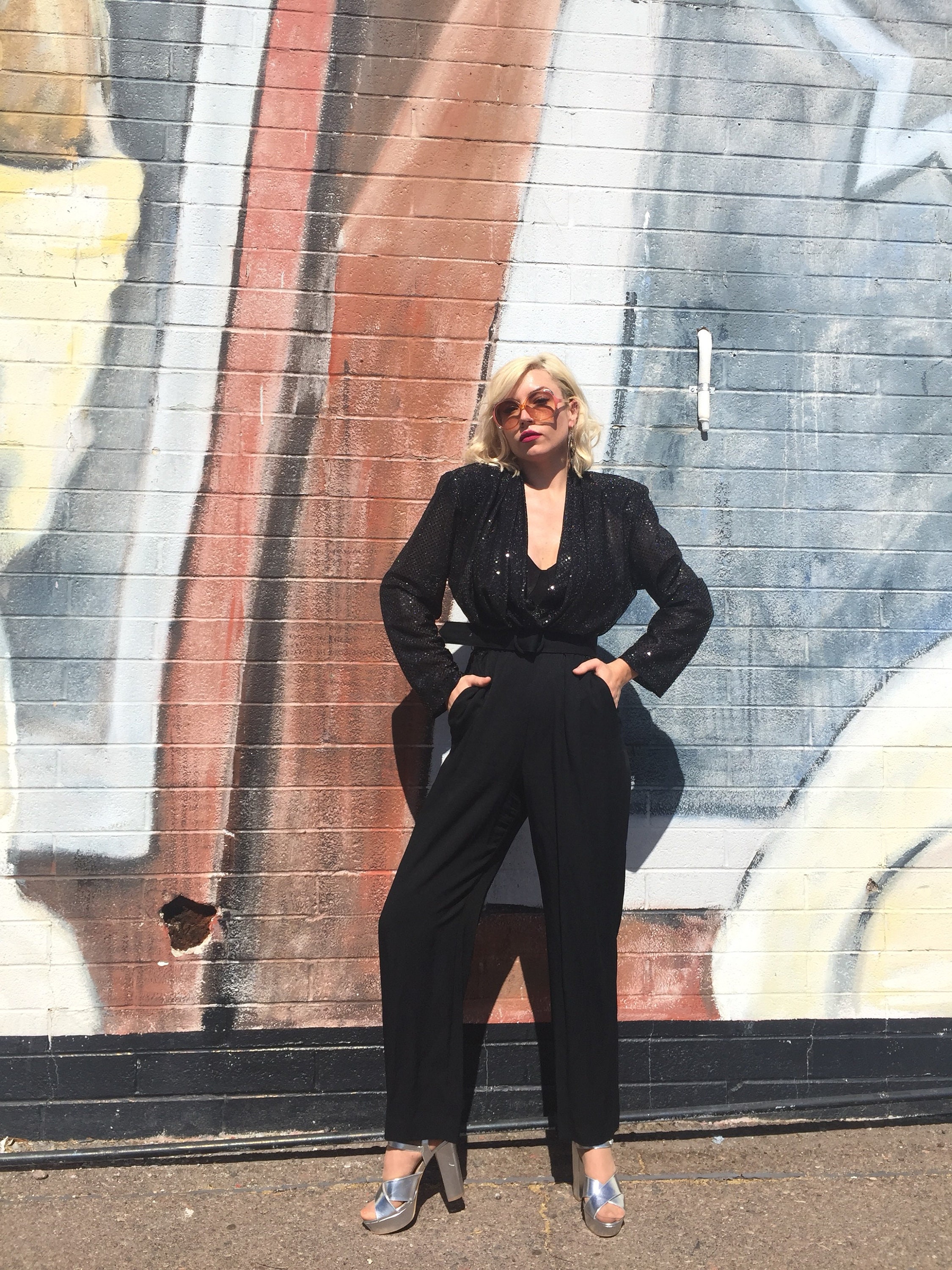 disco pantsuit