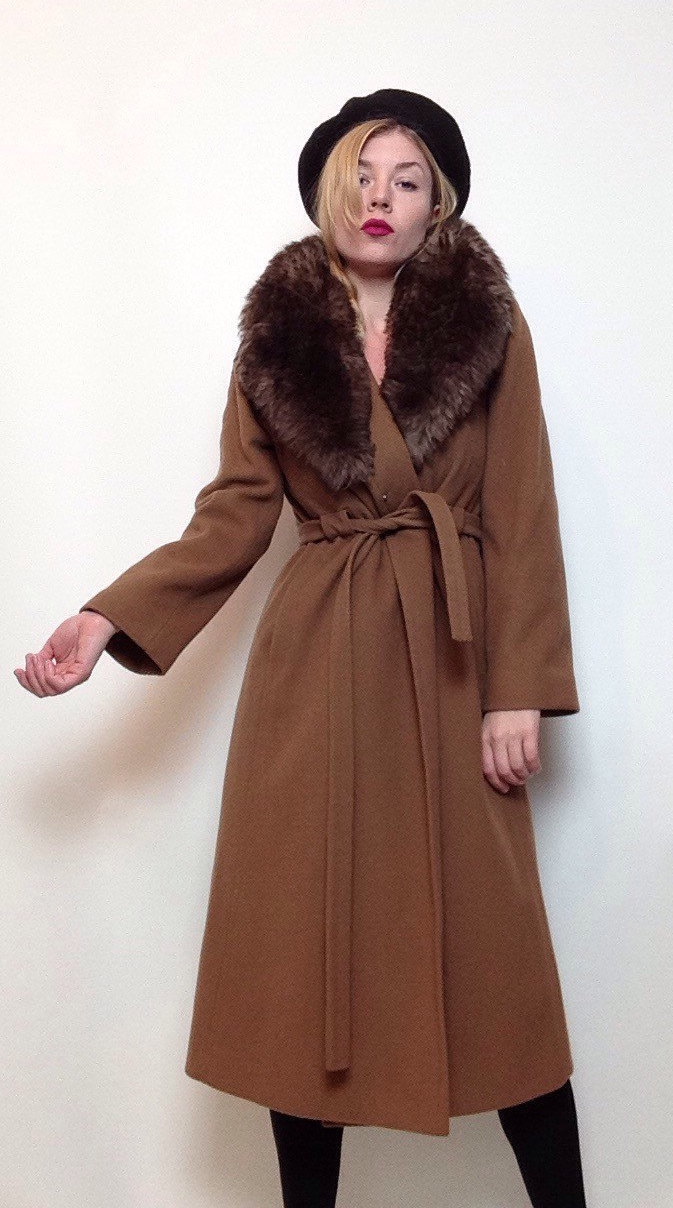 Vintage Conklin Furs Reno Coat Youthcraft Long Coat Fur Collar