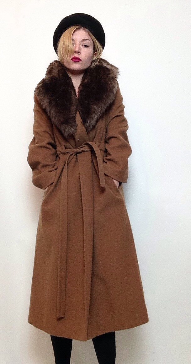 Vintage Conklin Furs Reno Coat Youthcraft Long Coat Fur Collar