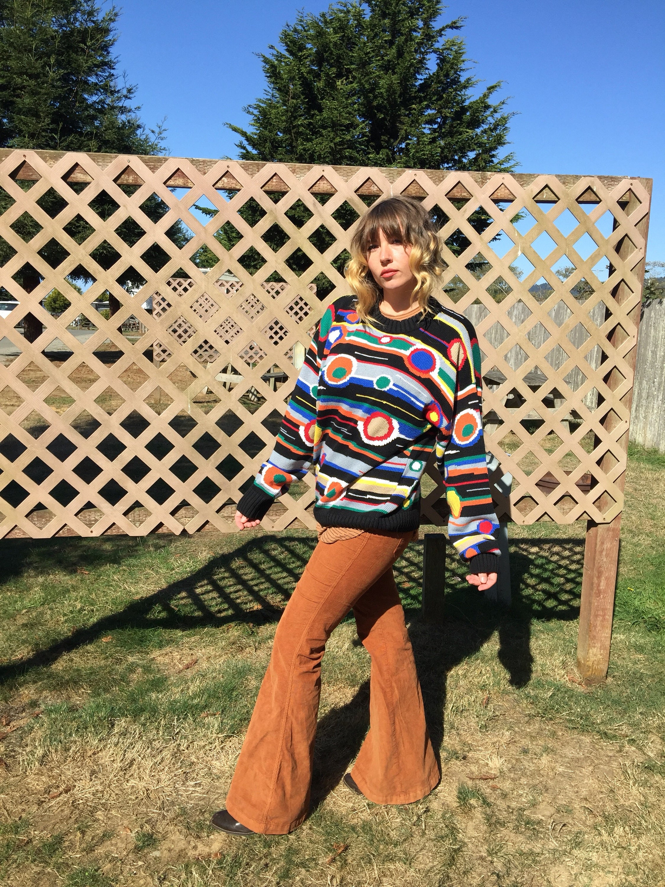 Vintage 'Greg Norman' Unisex Sweater Coogi Wannabe Colorful