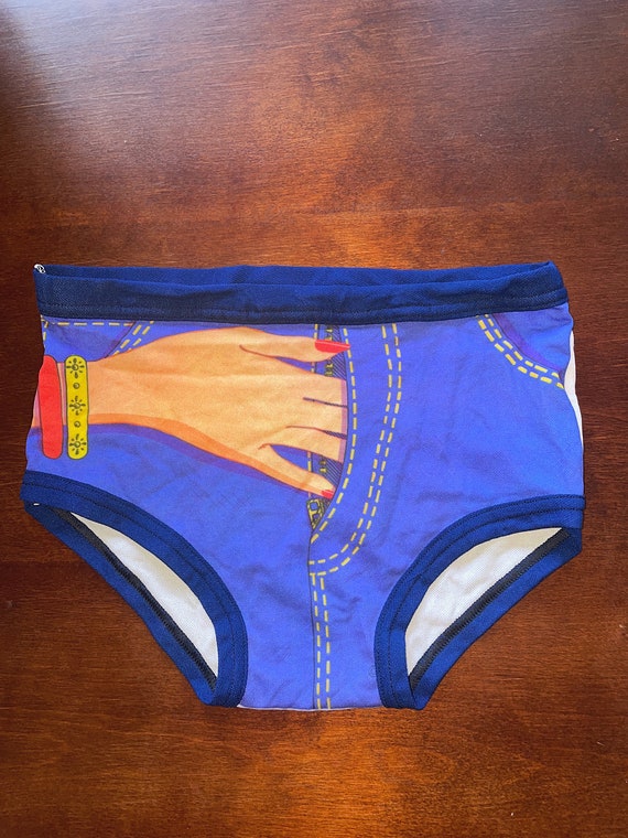 Vintage Naughty Novelty Deadstock 70's Unisex Mens Underwear Brief Boyfriend Shorts