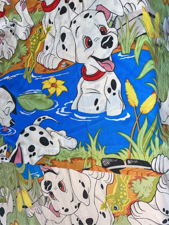 Vintage ‘101 Dalmations’ Authentic Disney Twin Bed Sheet Set