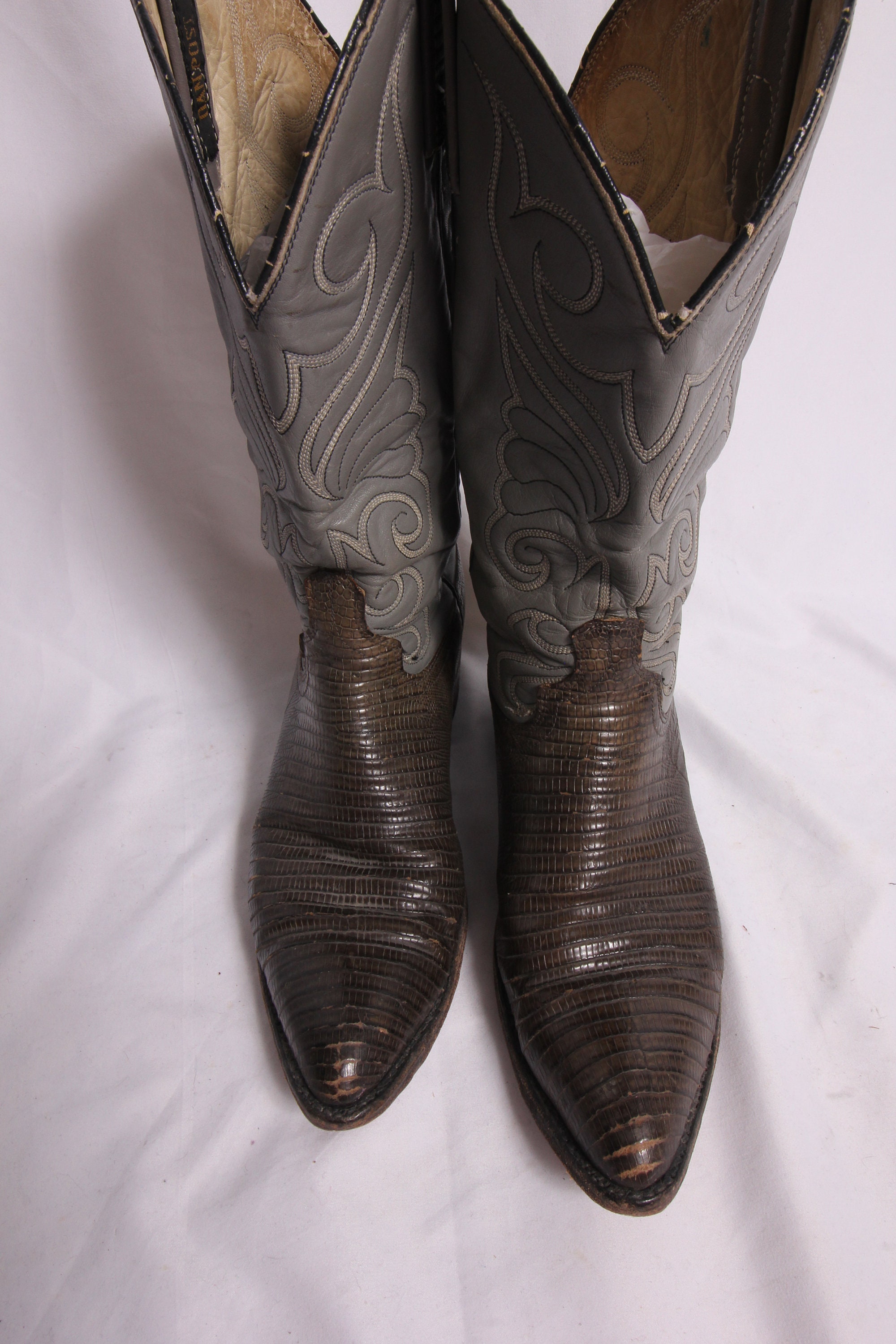 dan post python cowboy boots