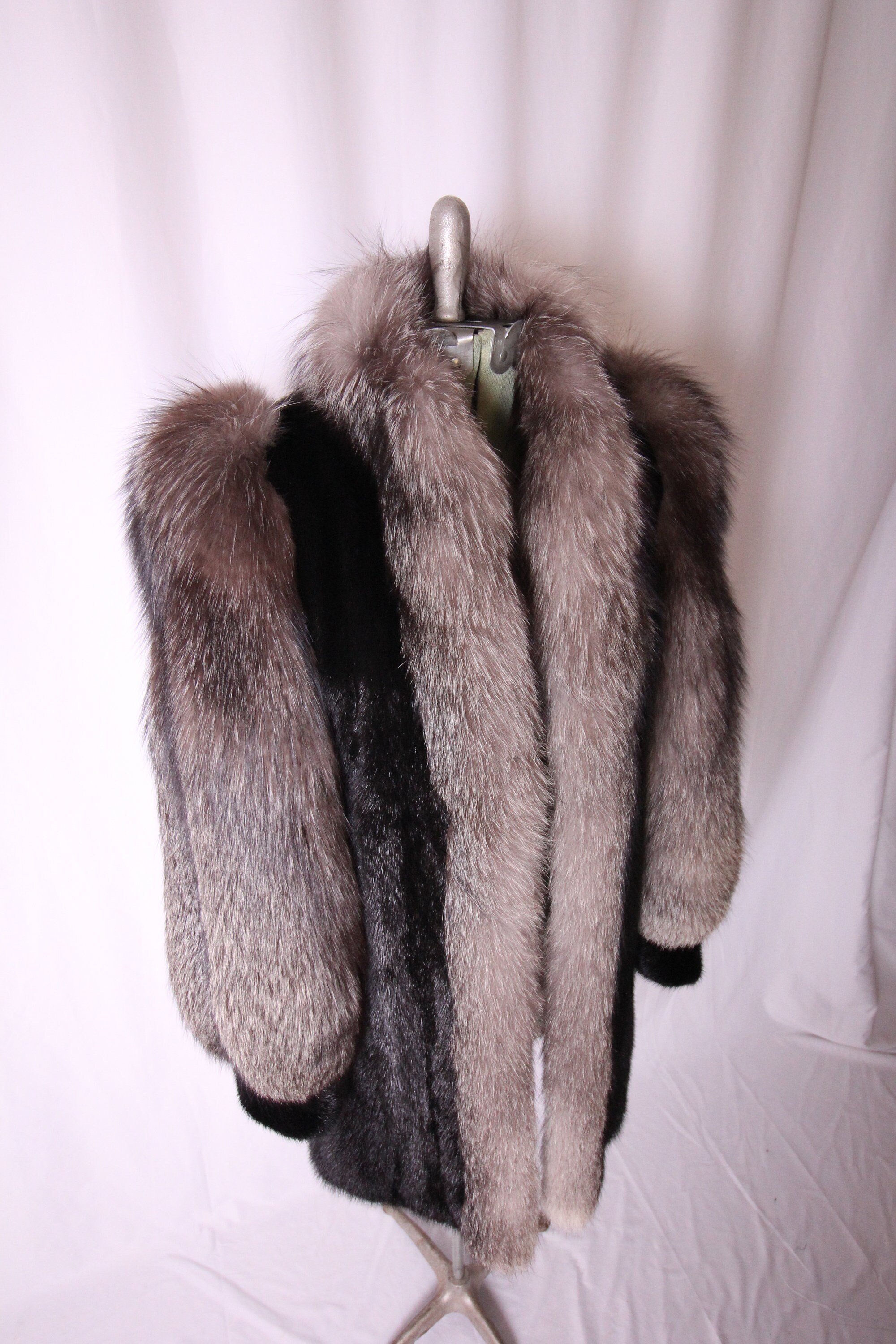 Vintage 'Leonard' Avant Garde Genuine Fox Fur Coat | Winter Coat ...