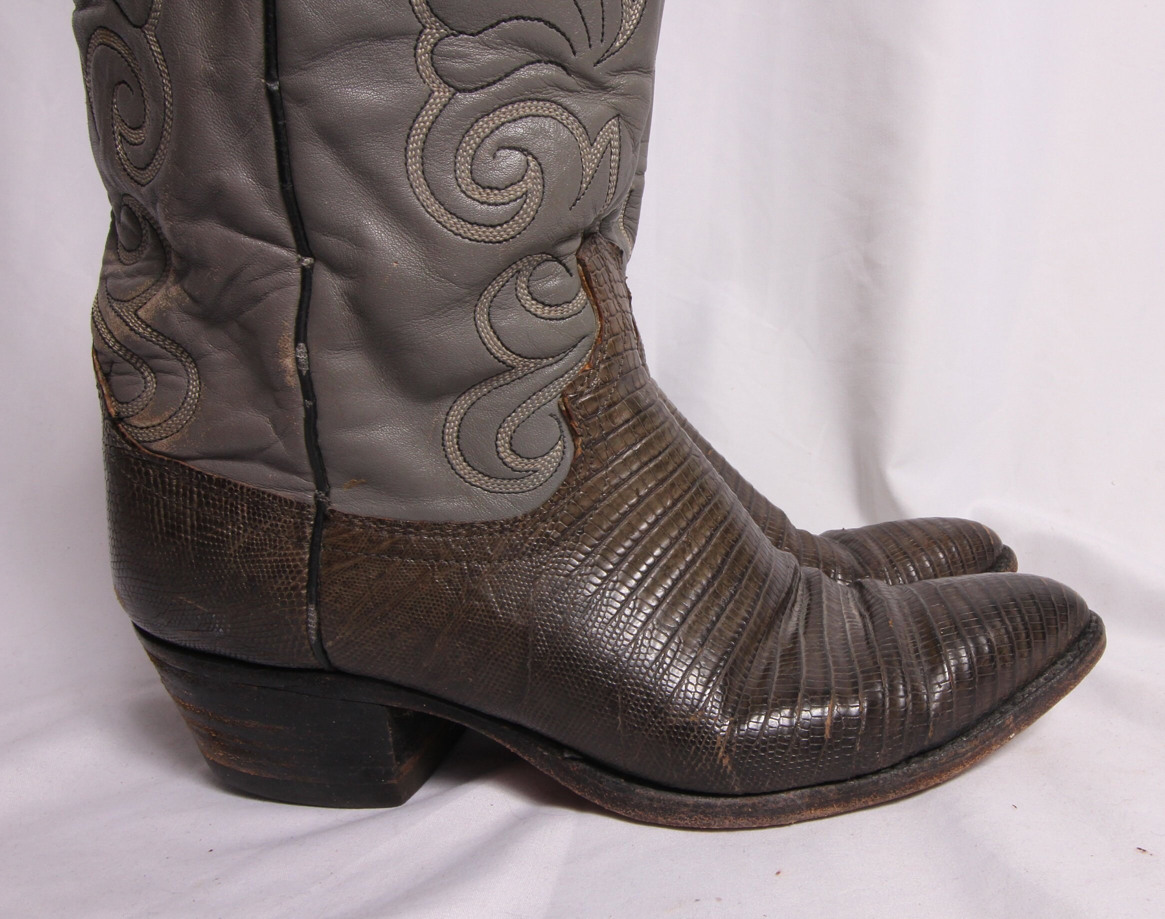 dan post python cowboy boots
