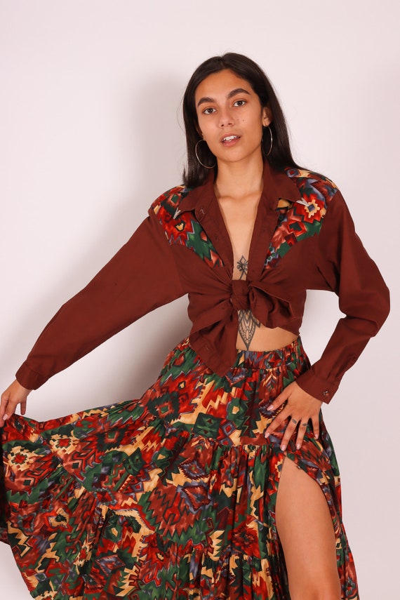 Vintage 'Desert West' Southwestern Two-Piece Match