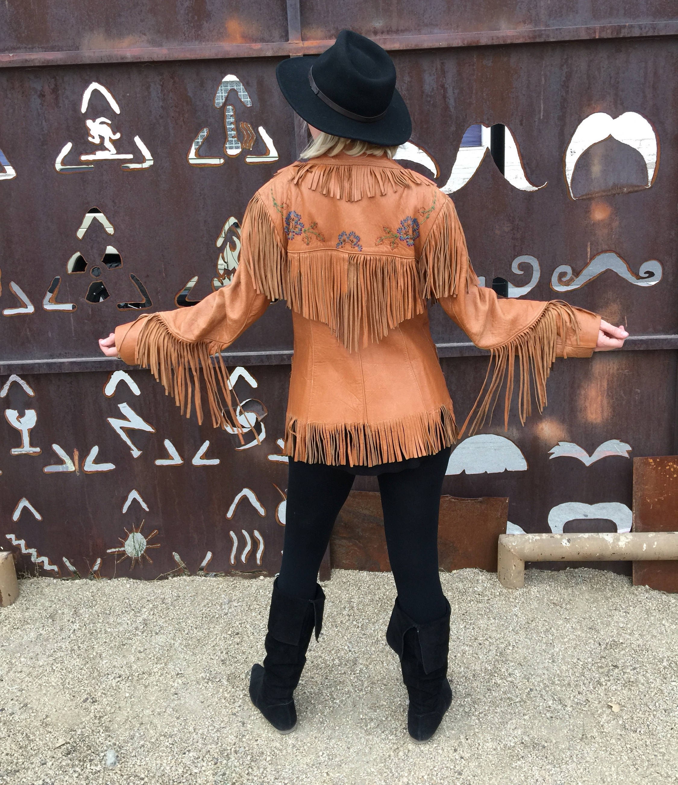 ジャケット JOURNEY W'S JACKET WITH FRINGES IN WAXED CALF LEATHER Leather Jackets for Women 2025 Fashion Faux Leather Moto