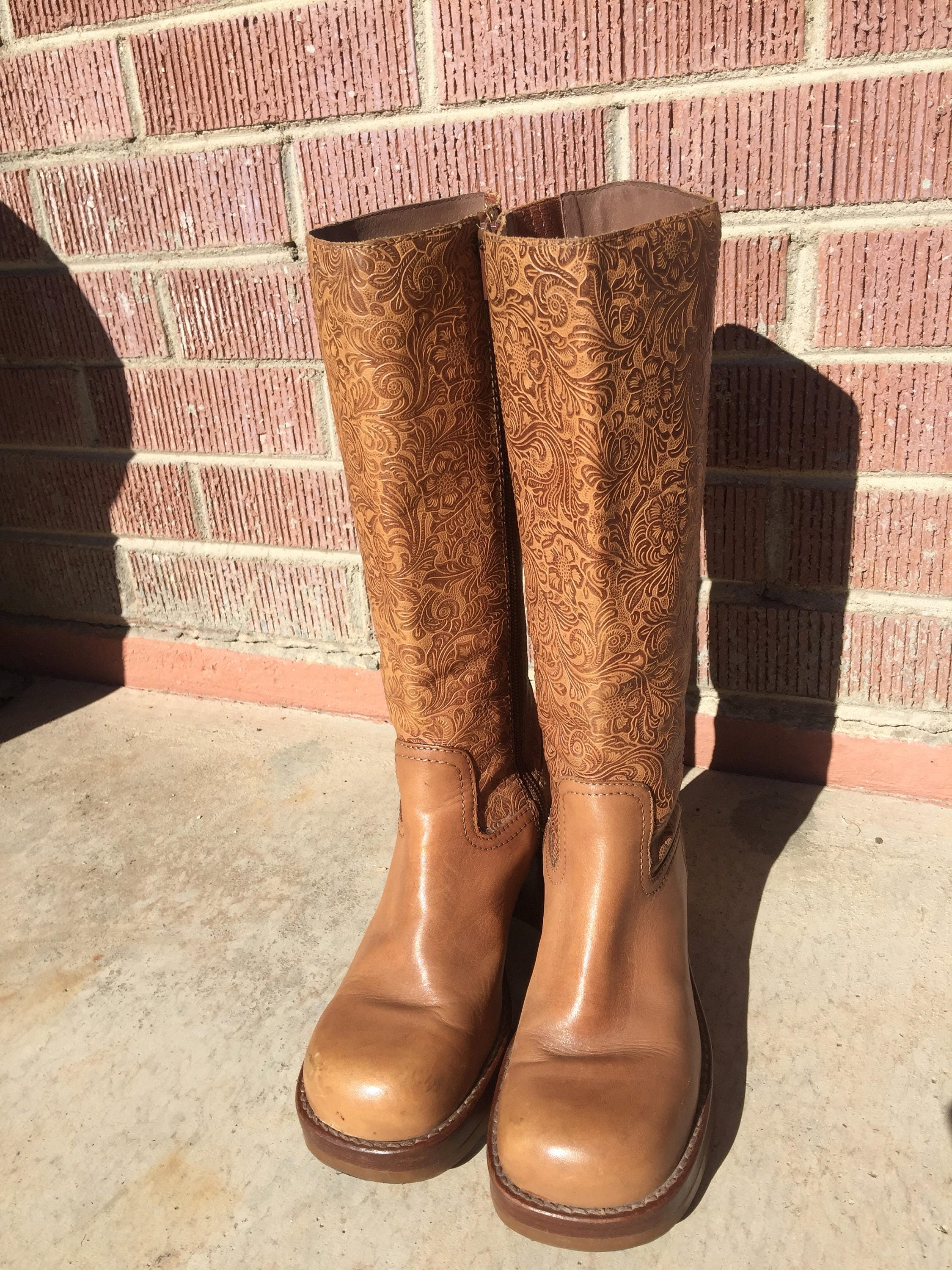 Bronx leather deals boots