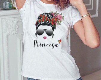 Portuguese Princesa T-Shirt, Portugal Flag women Shirt, Portuguese Gifts for Her, Gifts for Mom, Portugal Pride Gift