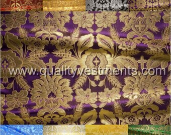 Pattern # A0017C Wheat Brown Solid Woven Chenille Upholstery And Window Treatments Fabric By The Yard