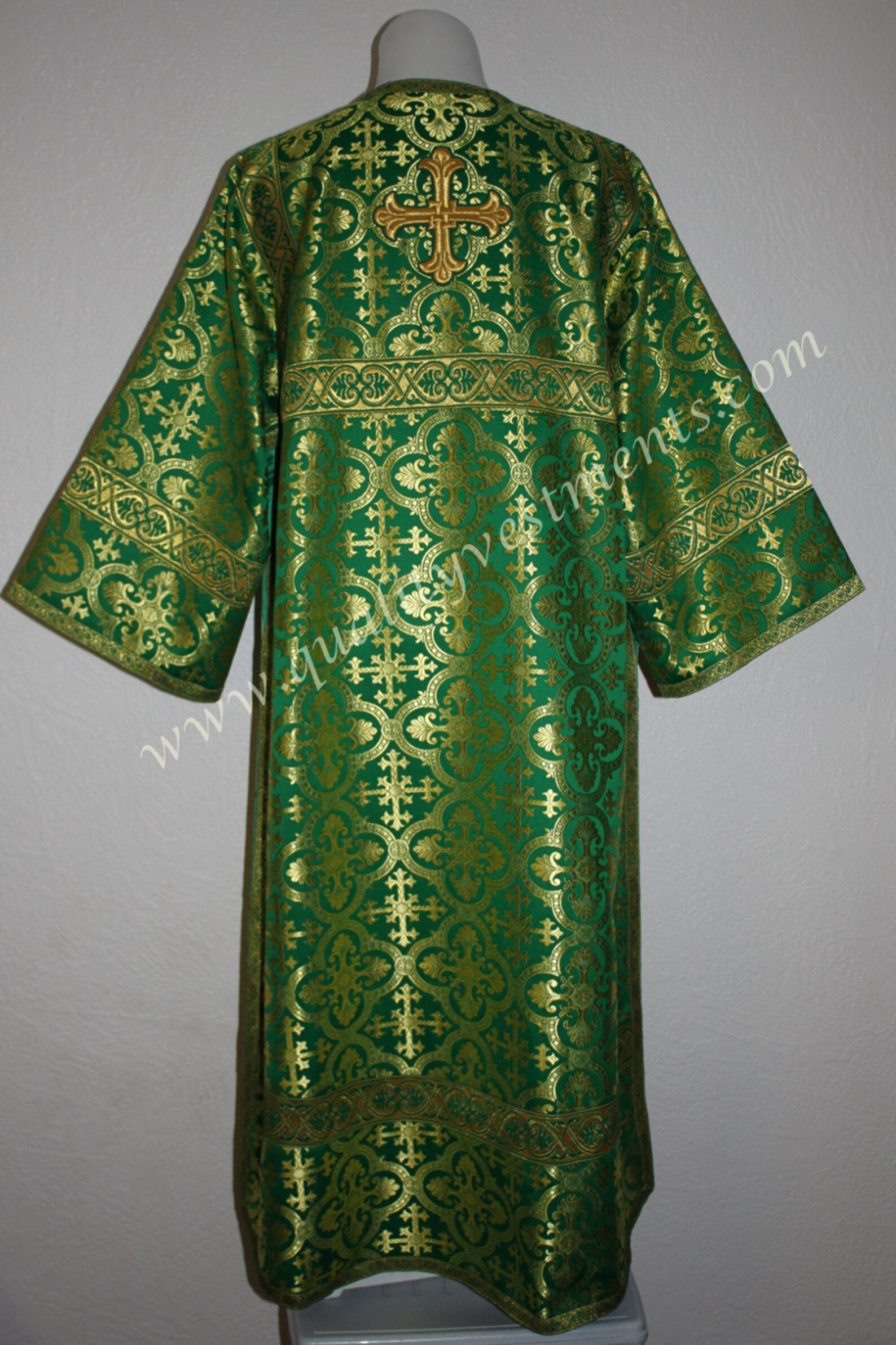 TO ORDER Reader Acolyte Altar Server Robe Green Gold Etsy