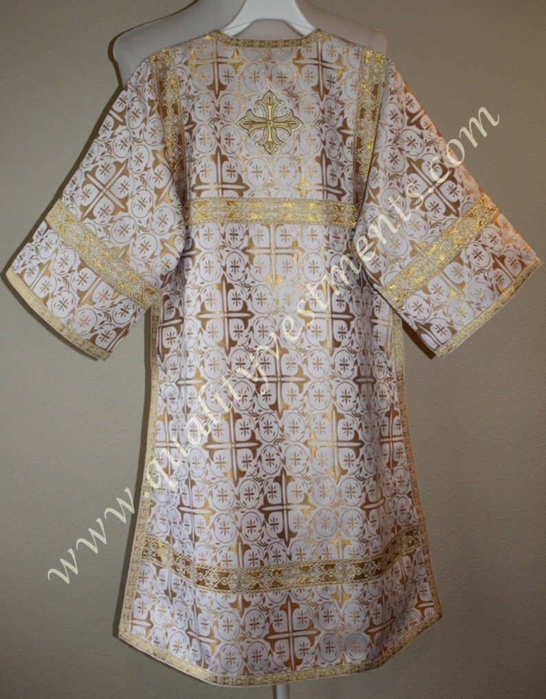 READY TO SHIP Acolyte Altar Server Robe Stikhar Nonmetallic Etsy