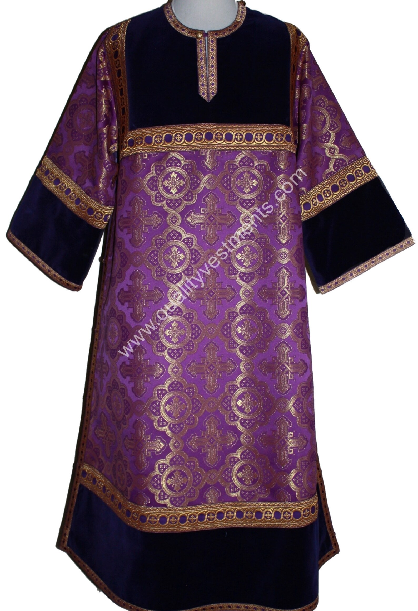 Purple Reader's Robe Acolyte Stikhar Altar Server Robe Etsy