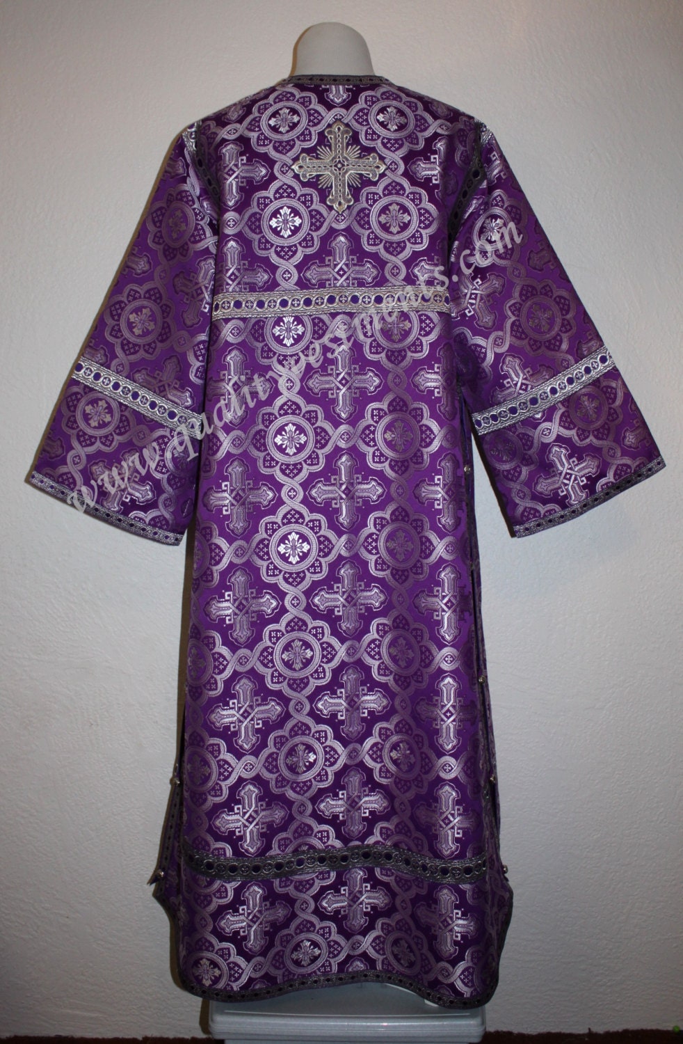 Altar Server Readers Robe Orthodox Vestment Purple Nonmetallic Etsy