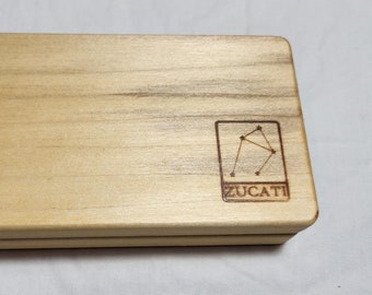 Zucati Half Core Poplar dice case and rolling surface