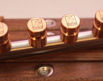 Zucati Magnets - Aluminum, Copper or Titanium - Solid Machined Metal