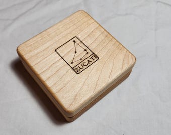 Zucati Quarter Core White Maple dice case