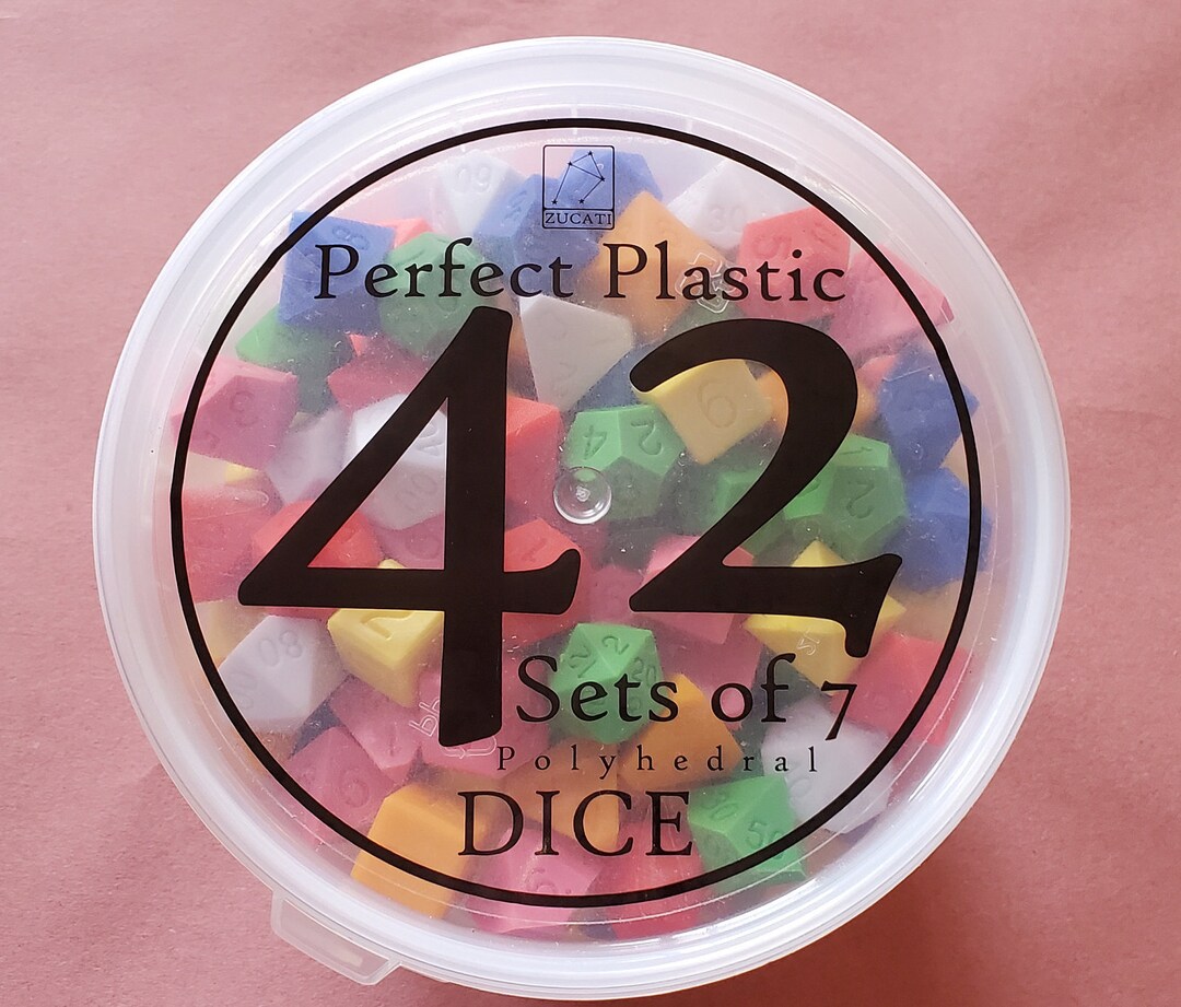 Retro Dice Bucket 42 Full Sets of Dice Limited Edition 1/150 Etsy
