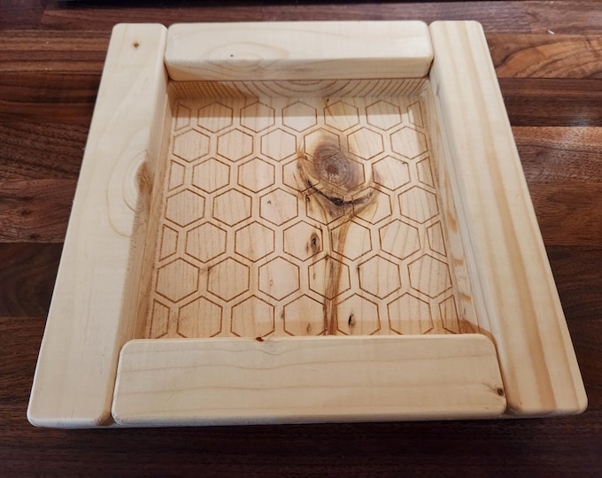 Featured listing image: Dice  Base 2 V2: Dice Tray and storage system 1/1 Pine Signed Prototype (Dice not included)