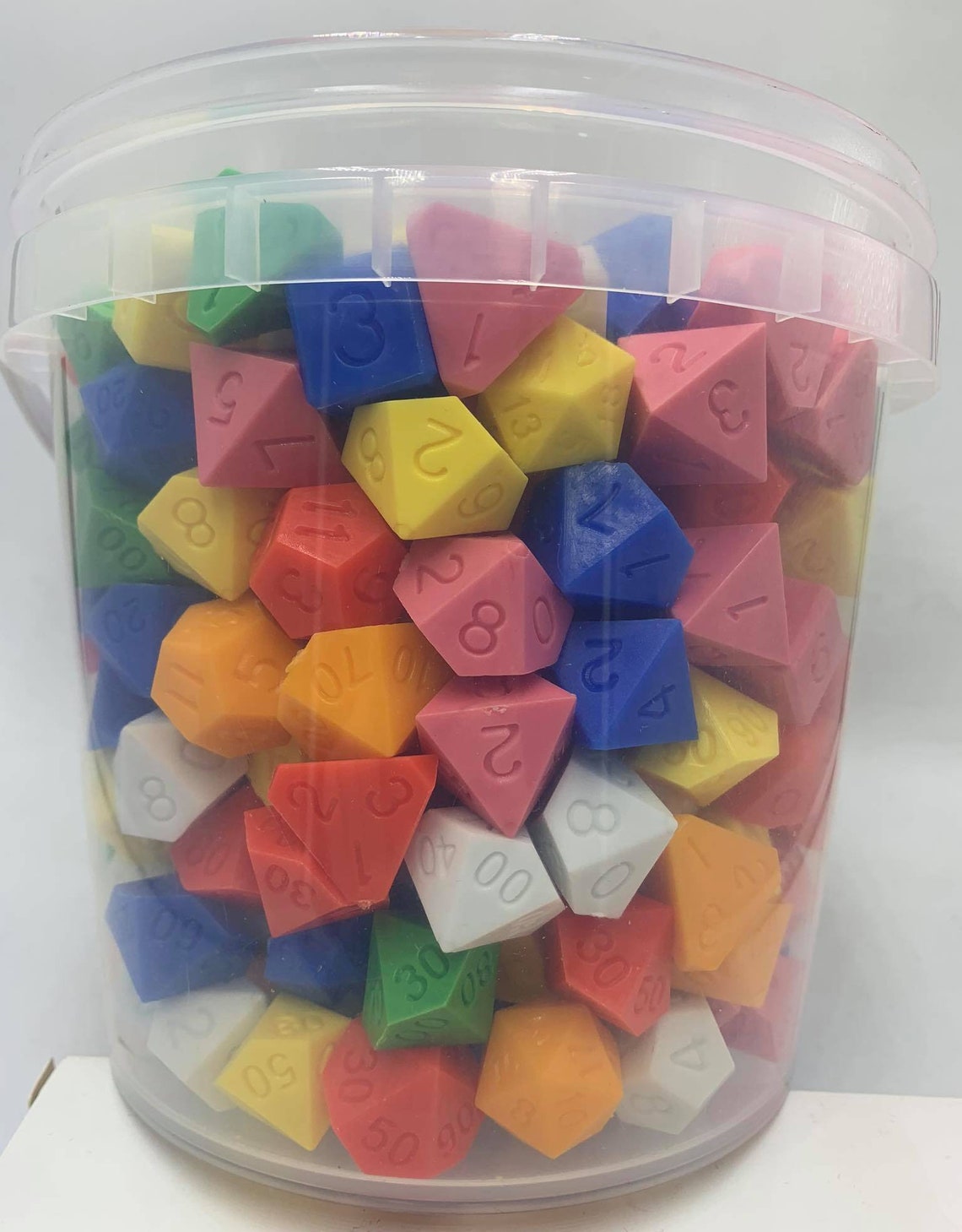 Retro Dice Bucket 42 Full Sets of Dice Limited Edition Etsy