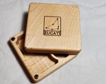 Zucati Quarter Core White Maple dice case