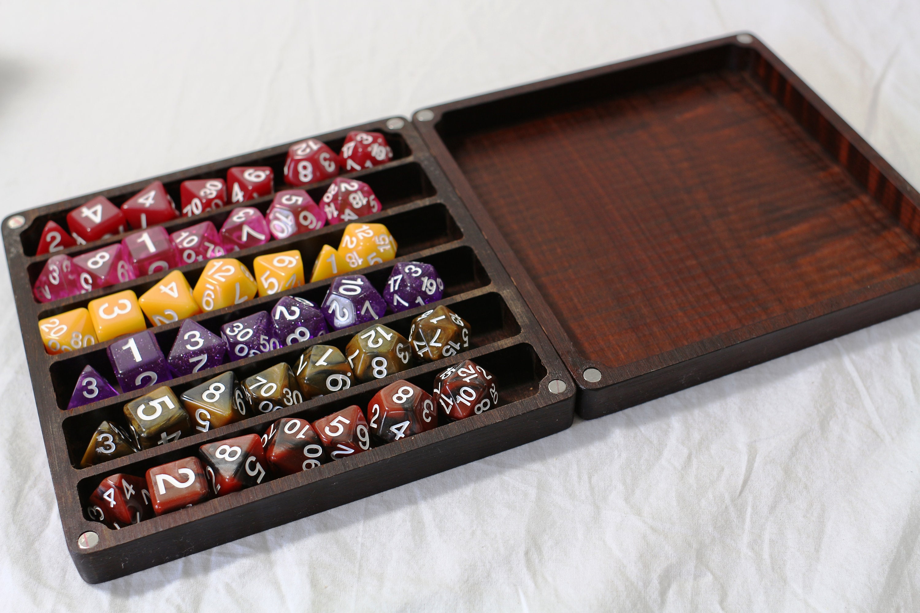 Zucati Dice Case / Tray / Rolling Surface Player Core Burnt Sugar Maple