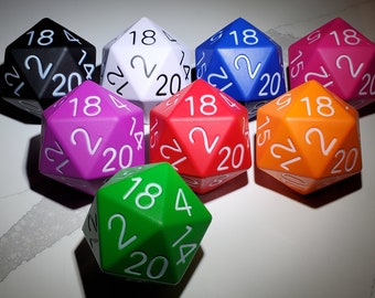 Lower Price! Single 4" Foam D20 Zucati B.F.D. (Big Foam Dice) Polyhedral Die