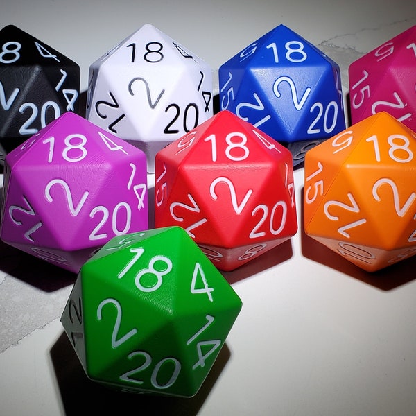 Lower Price! Single 4" Foam D20 Zucati B.F.D. (Big Foam Dice) Polyhedral Die