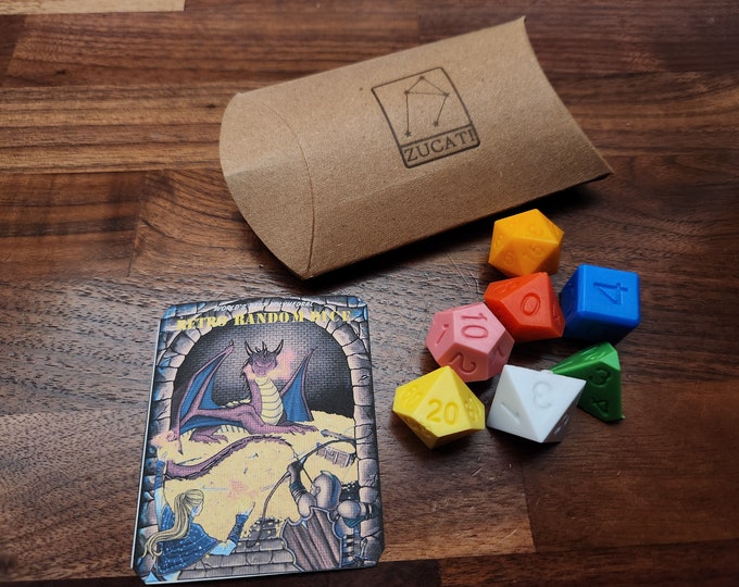 Featured listing image: ZUCATI Retro Polyhedral Dice Set - Signed ECO Edition