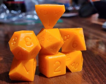 Eternal Sunshine - Perfect Plastic™ Standard Polyhedral Dice Set - Raw
