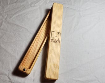 Zucati Prototype Dice (Case - Vault - Holder) in Pine Wood
