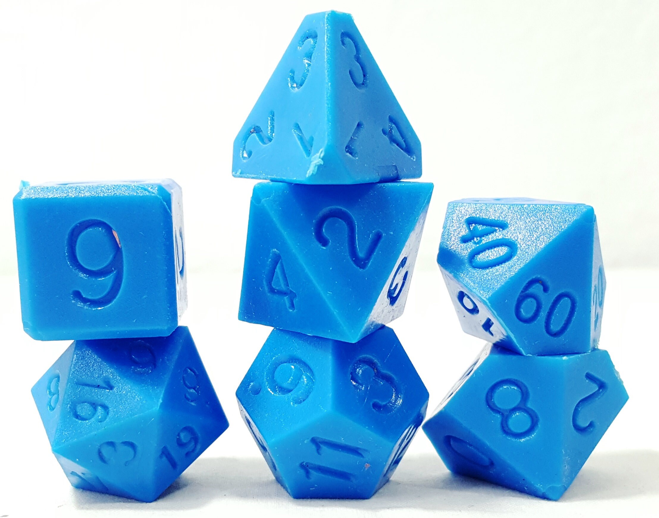 Perfect Plastic Dice RAW Blue