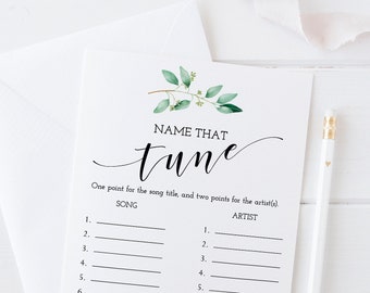 Name That Song Etsy