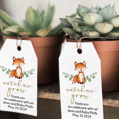 EDITABLE Fox Baby Shower Advice Template Woodland Baby Shower | Etsy