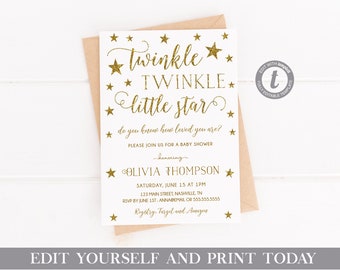 baby shower invitation template etsy baby shower invite template